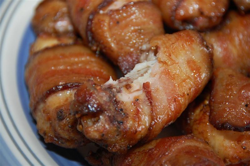 Bacon Wrapped Chicken WIngs
