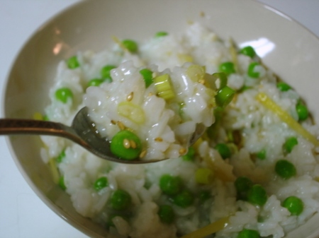 Ginger and Pea Jook