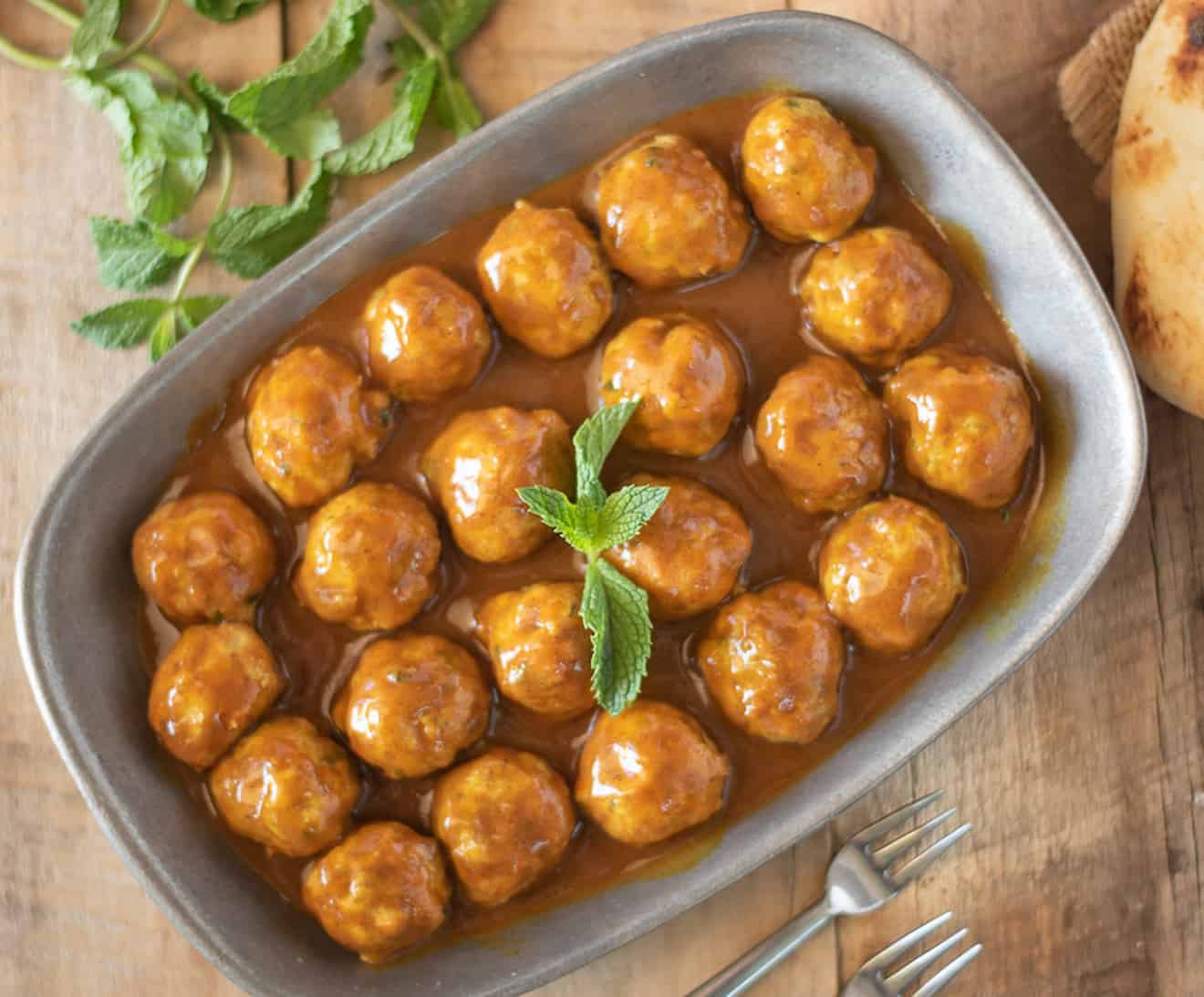 Curry Glazed Meatballs